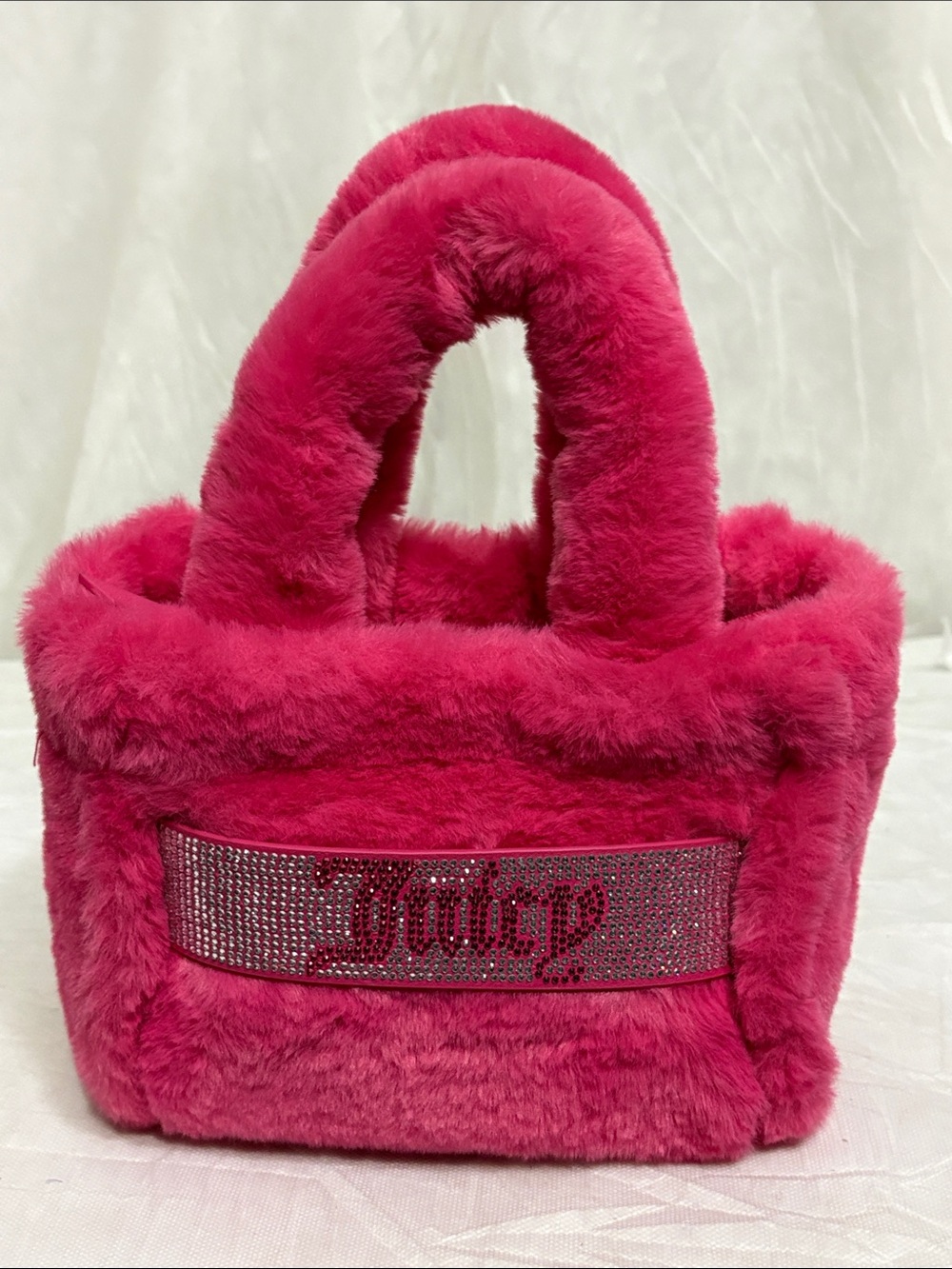 Juicy Couture Plush Mini Tote Bag